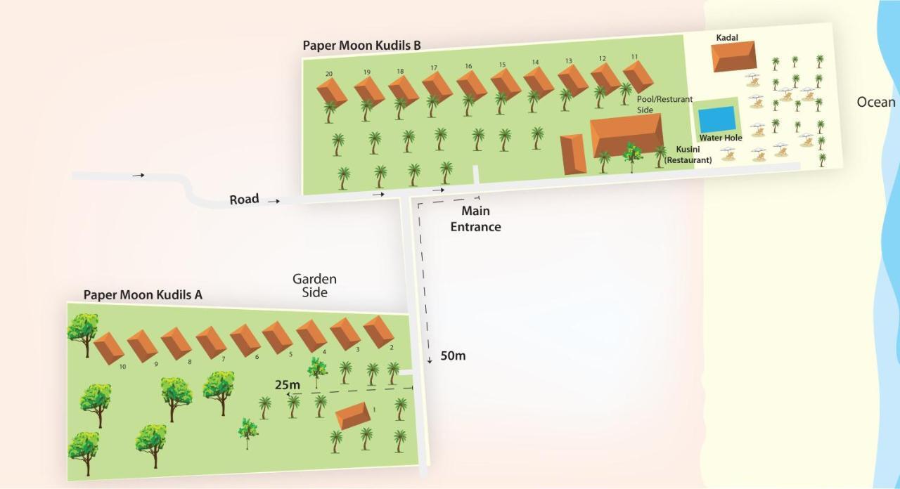 Отель Paper Moon Kudils Аругам Экстерьер фото